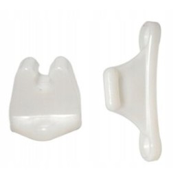 Fixed white door lock