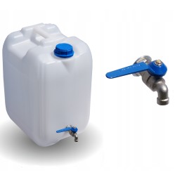 Bank tank, 5 liter container with a metal tap