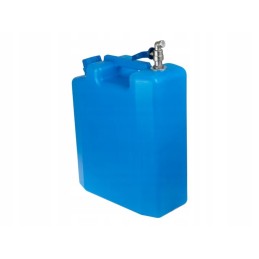 10l water canister with a top flat valve