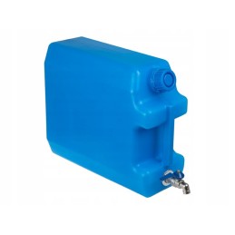 10l water canister with a top flat valve