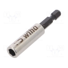 1 pcs x WIHA - 41922 - Holders for screwdriver bits, Socket: 1/4', Overall len: 60mm