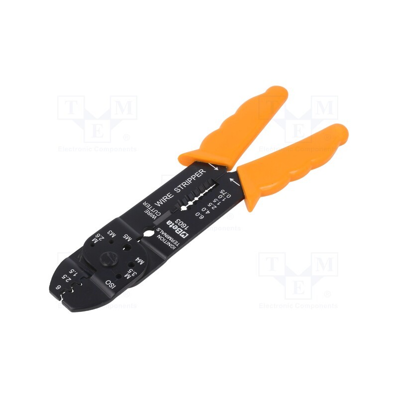 1 pcs x BETA - 1603 - Tool: for crimping, non-insulated terminals, 1.25÷5.5mm2