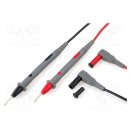 1 set x AXIOMET - PPOM-14 - Test leads, Urated: 60VDC, Len: 0.8m, probe tip,banana plug 4mm