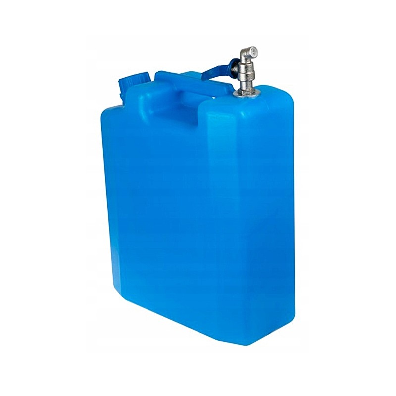 Flat water canister 10l u4q56 with top valve