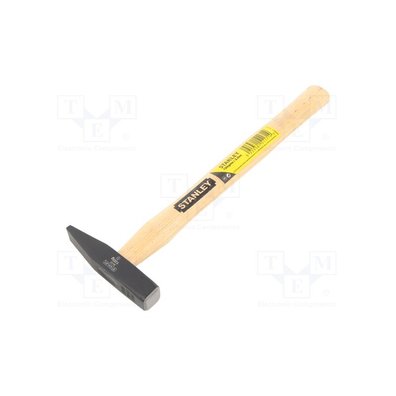 1 pcs x STANLEY - 1-51-171 - Hammer, 100g, 16mm, carbon steel, wood (ash)