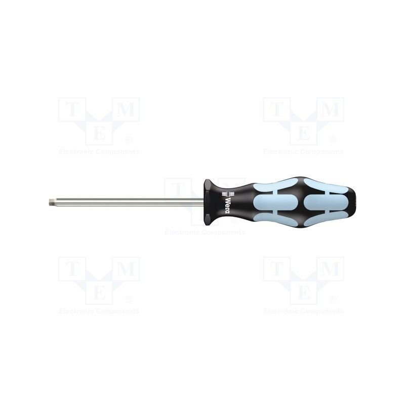 1 pcs x WERA - 5032071002 - Screwdriver, square, 2, Blade length: 100mm, Overall len: 205mm