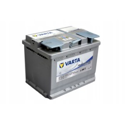 Battery 12v 60ah 680a l 242x175x190 proffesional dual purpose agm