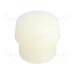 1 pcs x WIHA - 26511 - Hammer tip, 40mm, round, polyamide