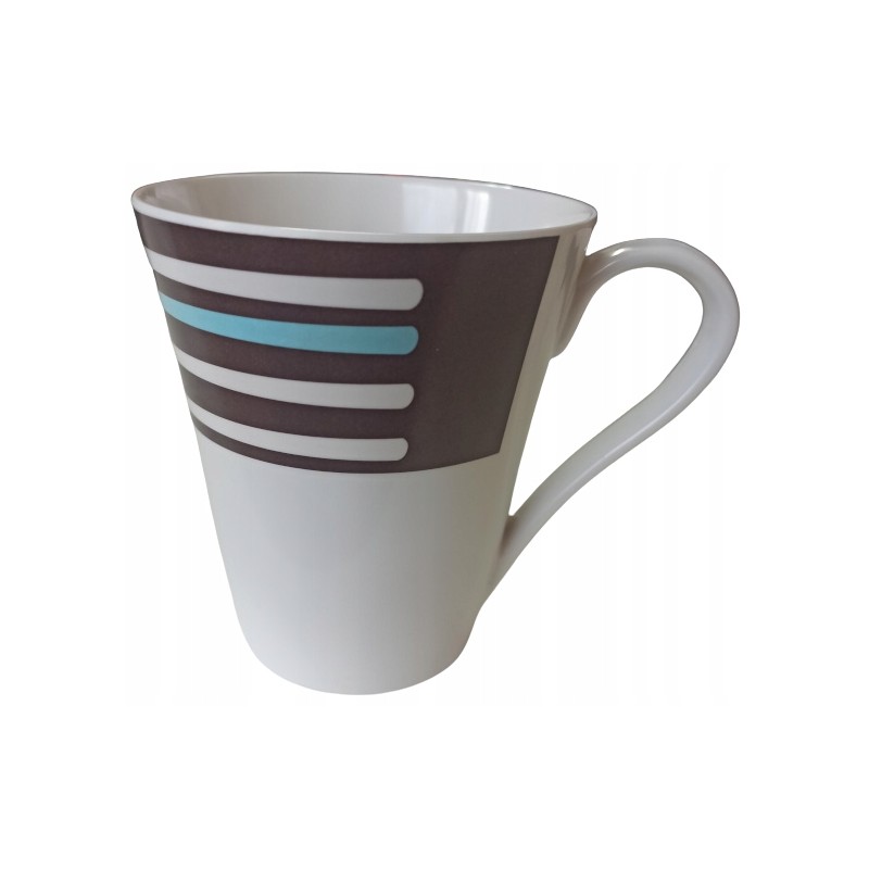 Melamine Berger Stripes mug with handle, 350 ml