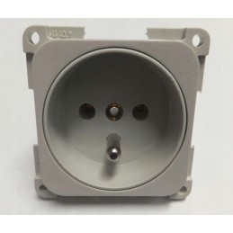 Schuko socket 250v 10 16a gray fawo wawa