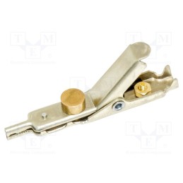 1 pcs x MUELLER ELECTRIC - JP-33674 - Crocodile clip, Grip capac: max.25.4mm, Overall len: 66.4mm
