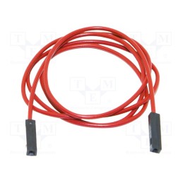 1 pcs x MUELLER ELECTRIC - BU-8080-E-12-2 - Test lead, 3A, square pin receptacle,both sides, Urated: 300V