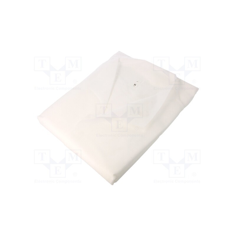 1 pcg x STATICTEC - STC1152 - Coat, ESD, S (unisex), 1pcs, Features: disposable, white