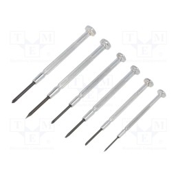 1 set x AVIT - AV05010 - Kit: screwdrivers, precision, Phillips,slot, 6pcs.