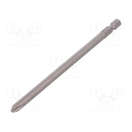 1 pcs x WERA - 5059785001 - Screwdriver bit, Phillips, PH2, Overall len: 127mm