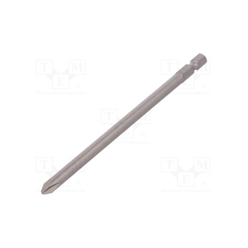 1 pcs x WERA - 5059785001 - Screwdriver bit, Phillips, PH2, Overall len: 127mm