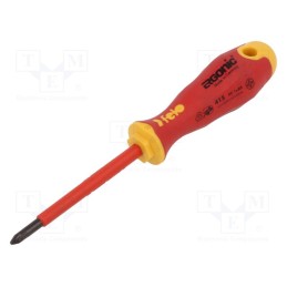 1 pcs x FELO - 415 102 90 - Screwdriver, insulated, Pozidriv®, PZ1, ERGONIC®