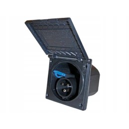 Fawo CEE 17 230 V power socket, black