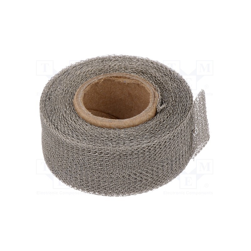 1 rol x PLYMOUTH - 15 PLYBRAID TINNED COPPER SHIELDED TAPE - Tape: shielding, W: 25mm, L: 4.5m, Thk: 130um, Tape material: coppe