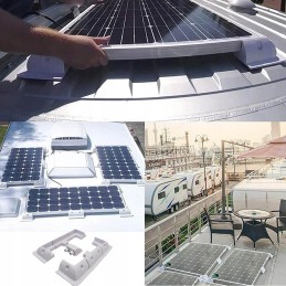 Mounting bracket for camper photovoltaic panels