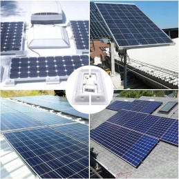 Mounting bracket for camper photovoltaic panels