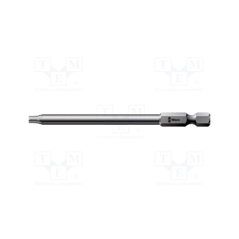 1 pcs x WERA - 5060189001 - Screwdriver bit, Torx®, TX25, Overall len: 89mm