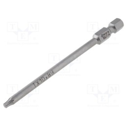 1 pcs x WERA - 5060186001 - Screwdriver bit, Torx®, TX10, Overall len: 89mm