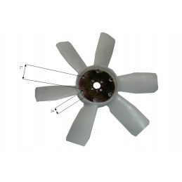 Fan forklift fan toyota 3 4 4p 5k