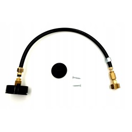 A set for refueling a 11kg camper cylinder