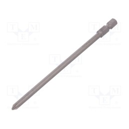 1 pcs x WERA - 5059765001 - Screwdriver bit, Phillips, PH1, Overall len: 127mm
