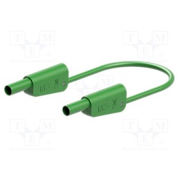 1 pcs x STu00c4UBLI - 66.2011-15025 - Test lead, 19A, banana plug 4mm,both sides, Urated: 1000V, green