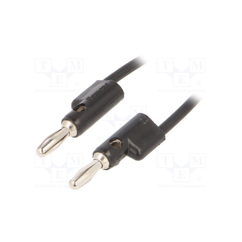 1 pcs x POMONA - B-48-0 - Test lead, 60VDC, 30VAC, 15A, Len: 1.219m, black, B
