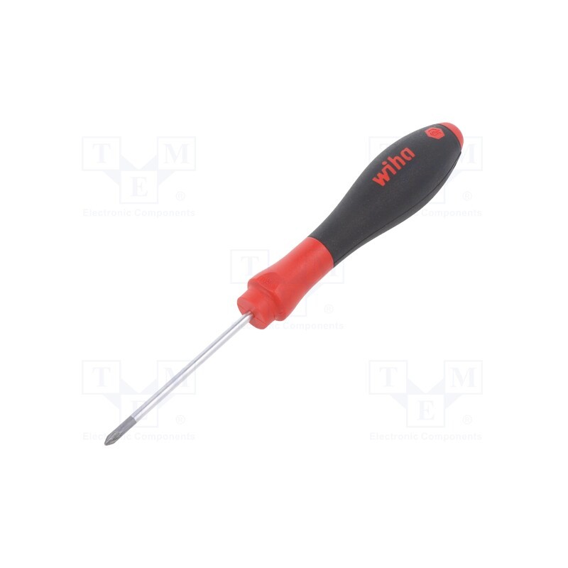 1 pcs x WIHA - 43384 - Screwdriver, Pozidriv®, PZ0, SoftFinish®, 60mm