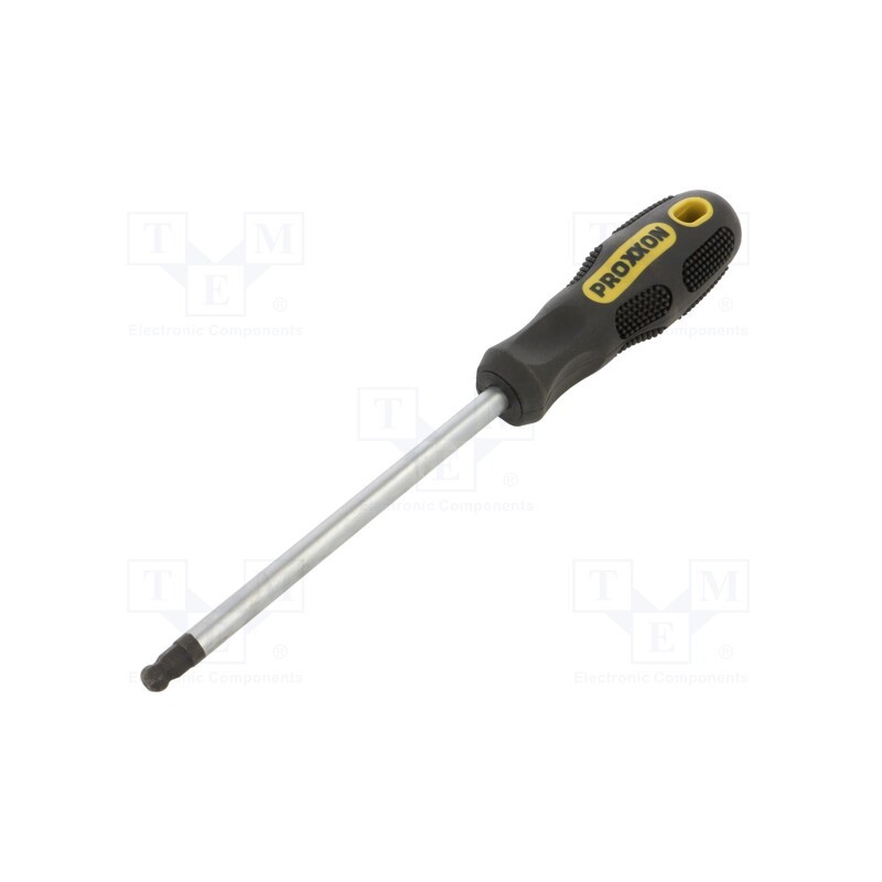 1 pcs x PROXXON - 22216 - Screwdriver, hex key,spherical, HEX 8mm, Blade length: 122mm