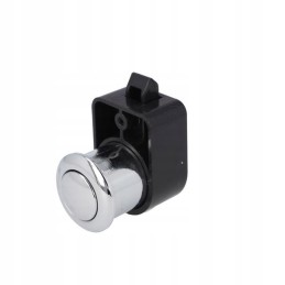 A push-in lock for the cabinets of a camper, a yacht, a camping site