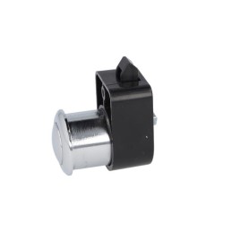 A push-in lock for the cabinets of a camper, a yacht, a camping site