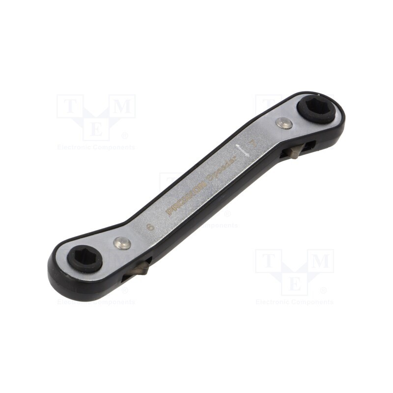 1 pcs x PROXXON - 23201 - Wrench, box,with ratchet, 6mm,7mm, Speeder