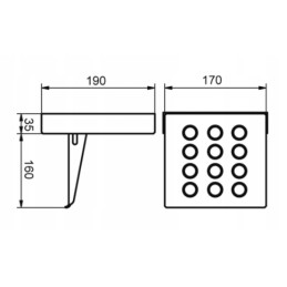 Side step step with foldable crate box