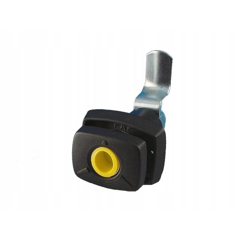 HSC storage compartment hatch service flap lock without insert