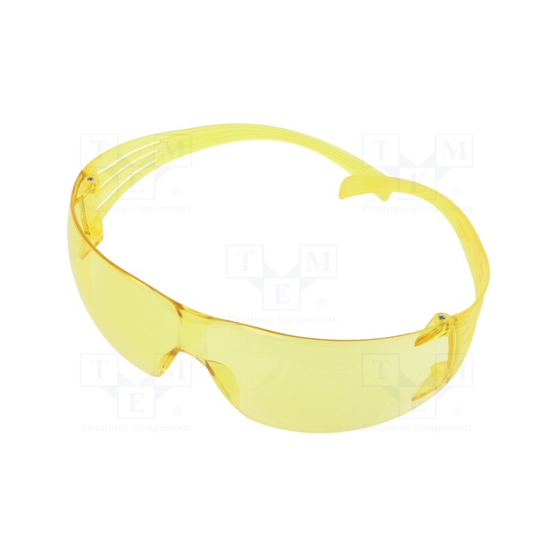 1 pcs x 3M - SF203 AS/AF - Safety spectacles, Lens: yellow, Classes: 1, SecureFit™ 200