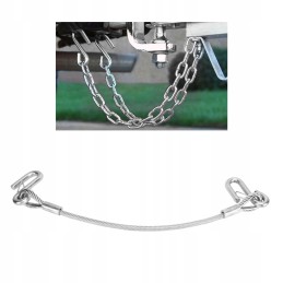 Trailer safety chain 70 cm large