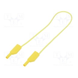 1 pcs x STu00c4UBLI - 28.0126-05024 - Test lead, 19A, banana plug 4mm,both sides, Urated: 1kV, Len: 0.5m