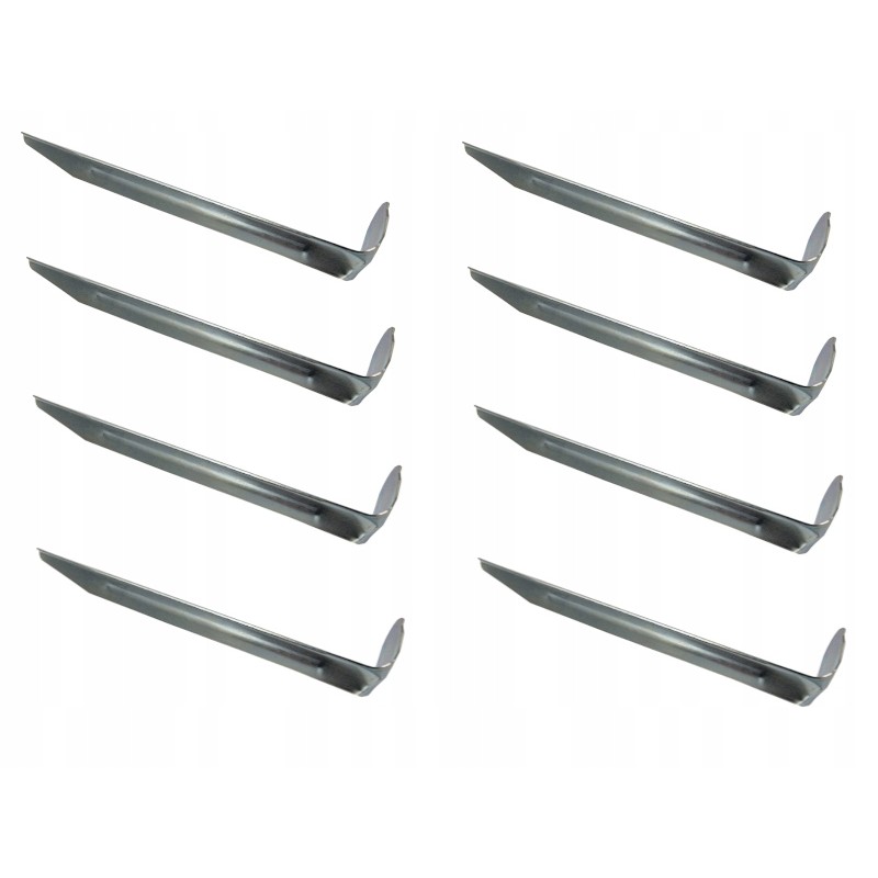 Herrings for the tent vestibule, 8 pieces, 17 cm