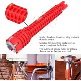 Water sink installer, hexagonal fittings