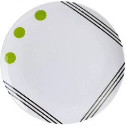 Dinner plate, Berger dots melamine plates, 25 cm