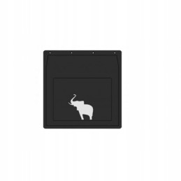 Mud flap 400 x 400 mm schmitz elephant logo