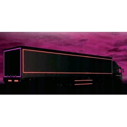 Self-adhesive reflective tape, red foil, 15 cm