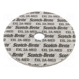 1 pcs x HURAGAN - XL-UW 2A MED 150X 6X 22MM - Wheel, fleece, Dim: Ø150x6mm, Mount.hole diam: 22mm