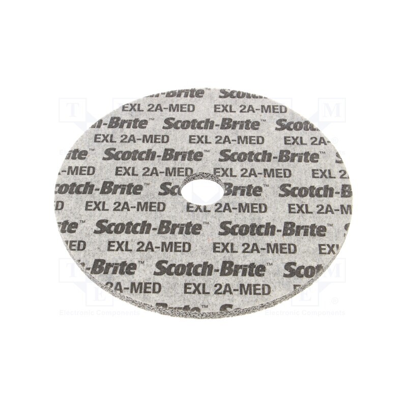 1 pcs x HURAGAN - XL-UW 2A MED 150X 6X 22MM - Wheel, fleece, Dim: Ø150x6mm, Mount.hole diam: 22mm