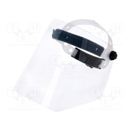 1 pcs x LAHTI PRO - L1520200 - Face protection, 1mm, hinged visor,adjustable head strap